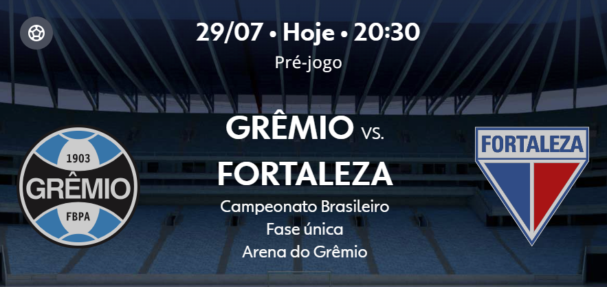 Teste IPTV: Grêmio x Fortaleza