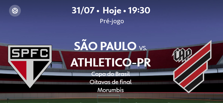 Teste IPTV: São Paulo x Athletico-PR