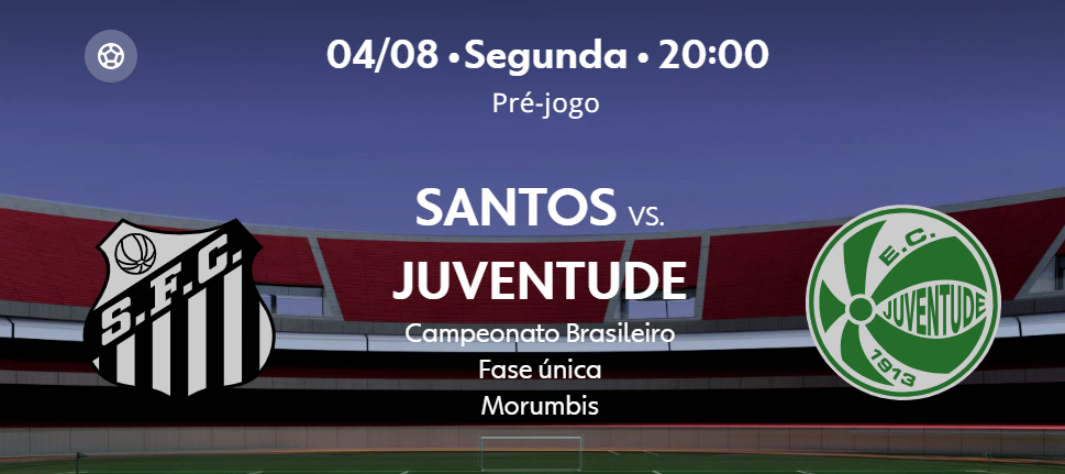 Teste IPTV: Santos x Juventude