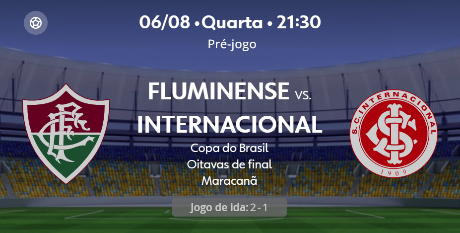 Teste IPTV: Fluminense x Internacional