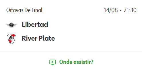 teste iptv: Libertad x River