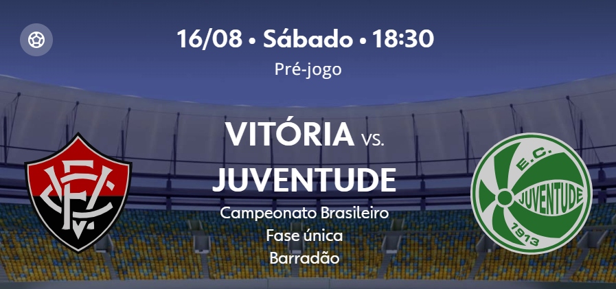 Teste IPTV: Vitória x Juventude