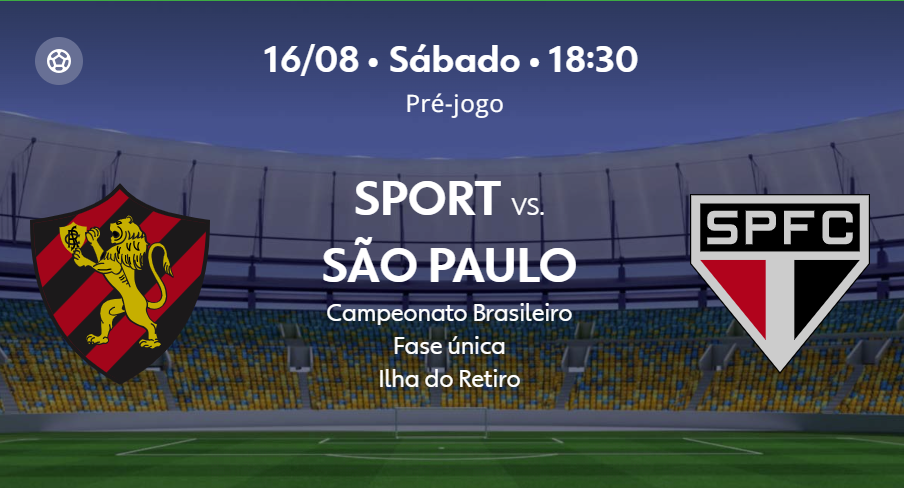 Teste IPTV: Sport x São Paulo