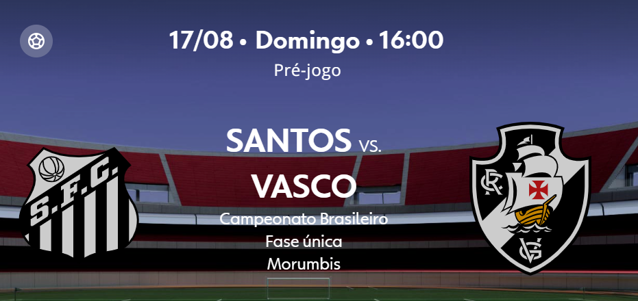 Teste IPTV: Santos x Vasco