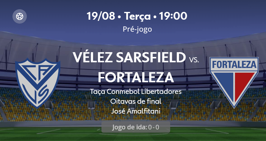 Teste IPTV: Vélez Sarsfield x Fortaleza