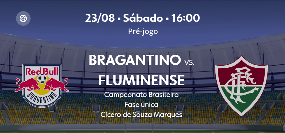 Teste IPTV: Bragantino x Fluminense